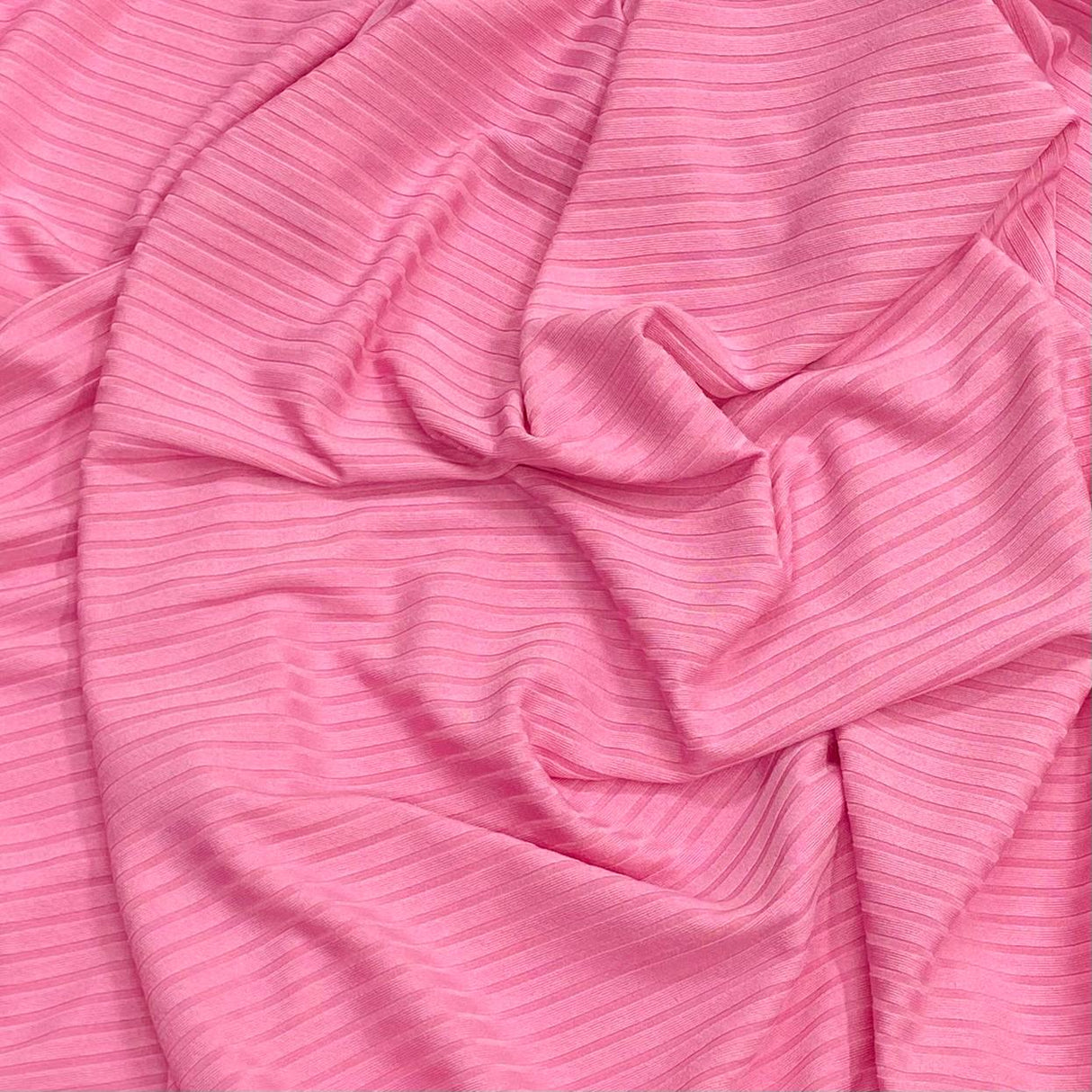 3 Metre Luxurious Soft Ribbed Jersey - 55" (Baby Pink)