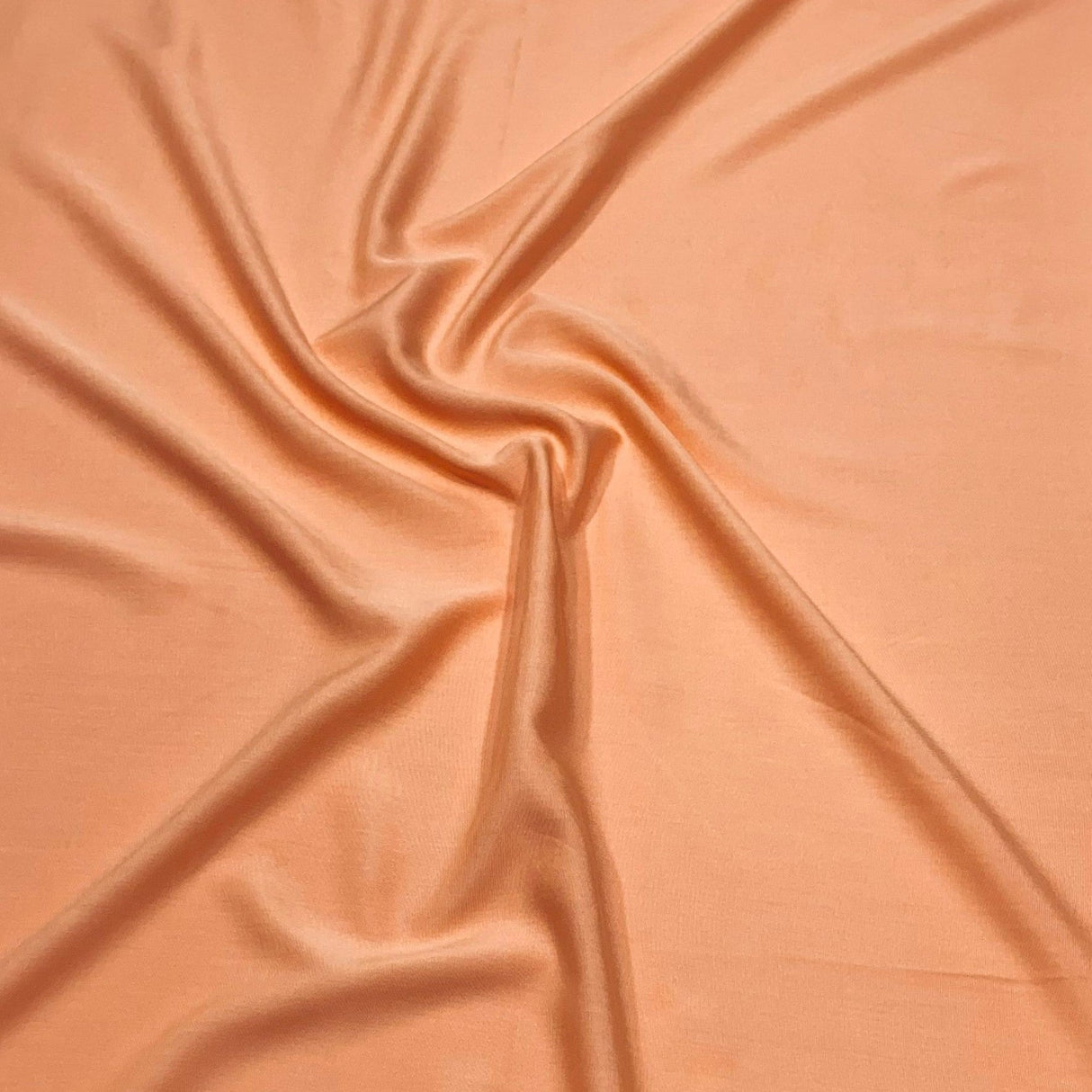 3 Metres Dress Making Plain Viscose Fabric - 55" Wide - Peach