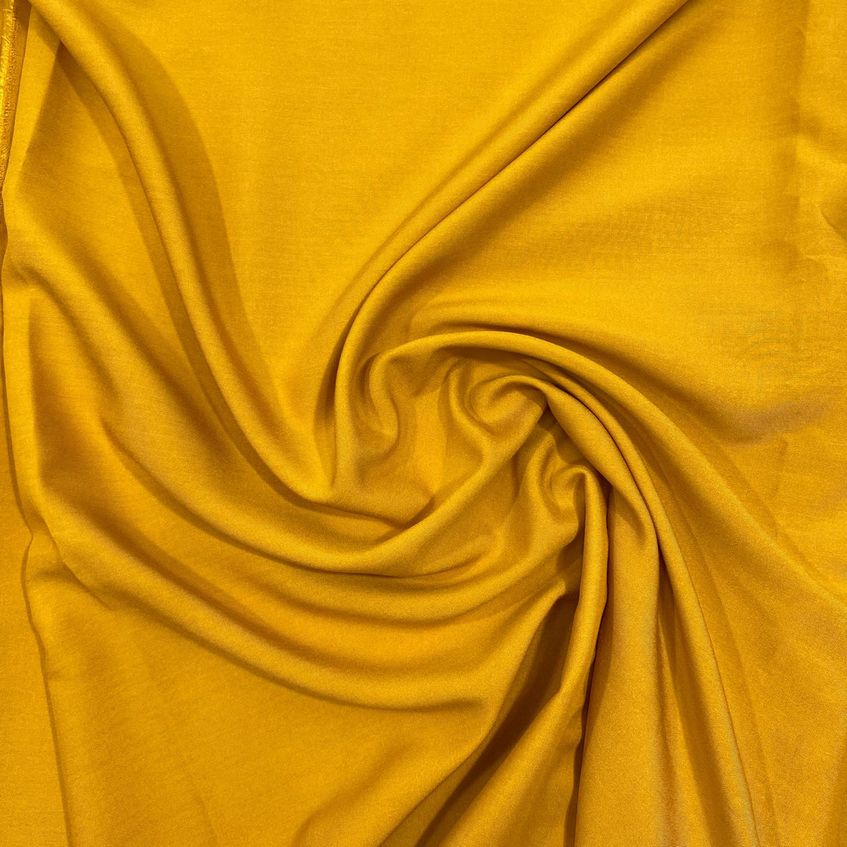 3 Metres Dress Making Plain Viscose Fabric - 55" Wide - Mango