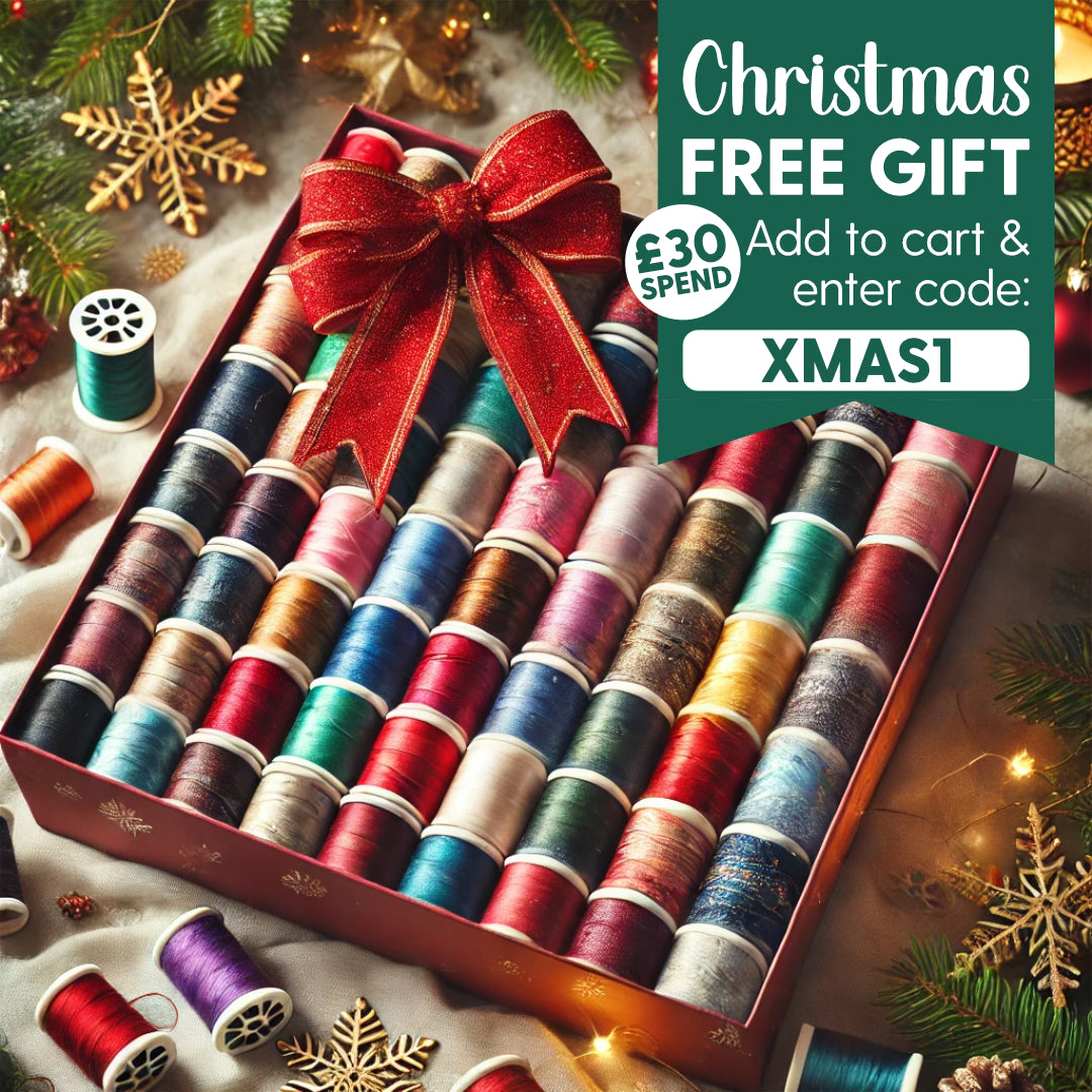 Christmas Free Gift: 50 Sewing Threads (Spend £30 & Use Code XMAS1)