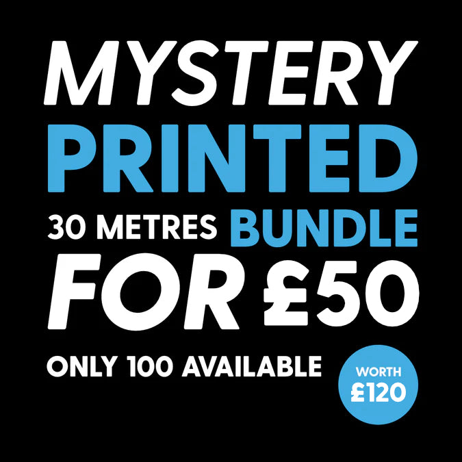 Mystery Printed Fabric Bundle (30 Metres For £50)