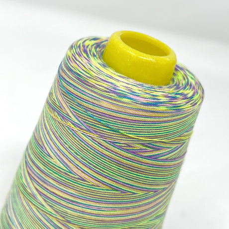 Rainbow Overlocker Threads Polyester Hand /  Overlocker- 2950 Yards (Greens mix)