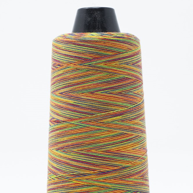 Rainbow Overlocker Threads Polyester Hand /  Overlocker- 2950 Yards (Reds/Greens/Blues)