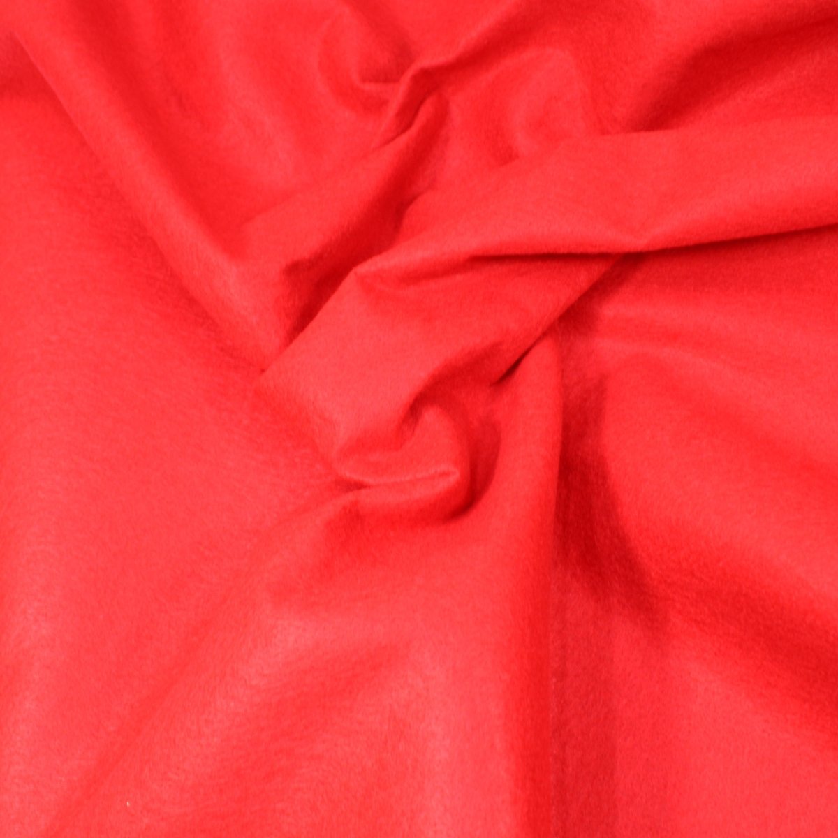 Per Metre Soft Crafting Felt Fabric 55" Wide (Red)