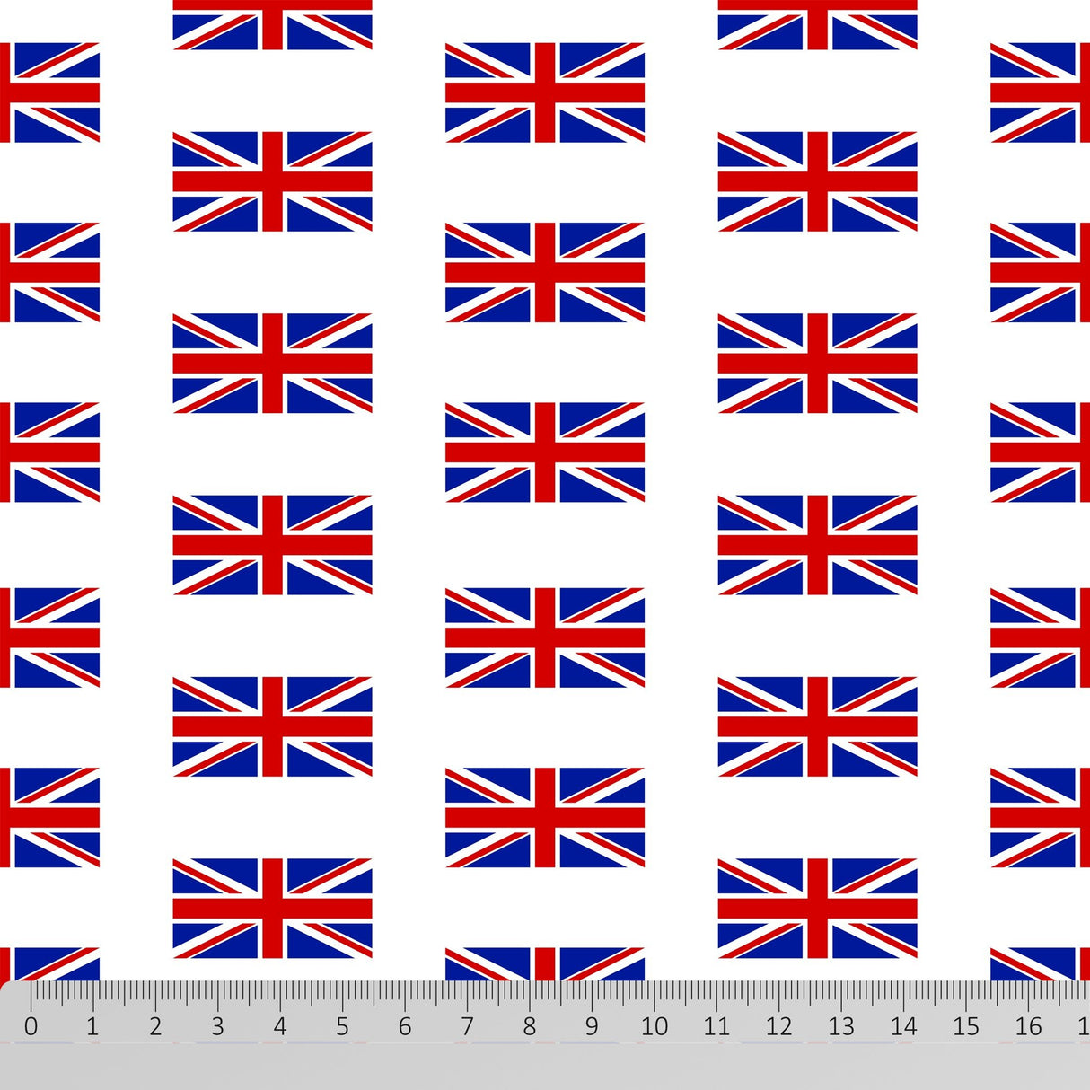 100% Premium Royal Quilting Cotton, 'Union Jack', 44" Wide - Pound A Metre