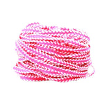 17.5m Braided Lace, Dresses Embellishment - Pink & White - Pound A Metre