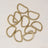 25mm Metal D-Rings For Bags- 4 Colours- Pack Of 2 - Pound A Metre