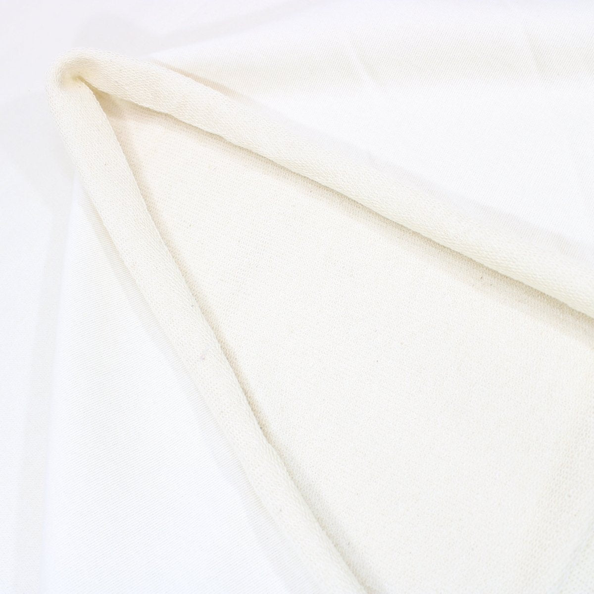 3 Metre Looped Backed Sweatshirt French Terry 55" Wide Cream - Pound A Metre