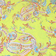 3 Metre Natural Drape Soft-Touch Floral American Crepe 55" Wide- Yellow - Pound A Metre