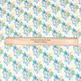 3 Metre Premium 100% Digital Quilting Cotton - Melody - 44" Wide Ivory - Pound A Metre