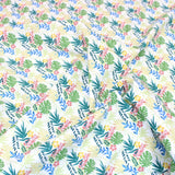 3 Metre Premium 100% Digital Quilting Cotton - Melody - 44" Wide Ivory - Pound A Metre