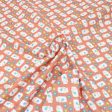 3 Metre Premium 100% Digital Quilting Cotton - Milk Bottle - 44" Wide Strawberry Red - Pound A Metre