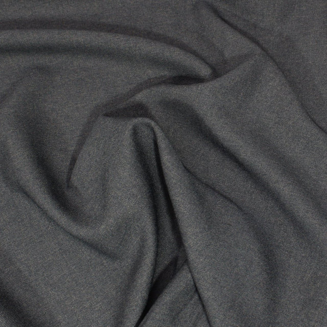 3 Metre Premium Suiting Wool Effect Fabric 55” Wide Dark Grey - Pound A Metre