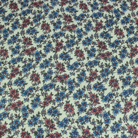 3 Metres Bold Floral Dress-Rayon 45" Wide Yellow - Pound A Metre