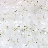 3 Metres Luxury Detailed Elegant Bridal Floral Lace Fabric - 55" Wide Ivory - Pound A Metre