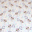 3 Metres Luxury Soft Floral Satin 45” Wide Cream - Pound A Metre