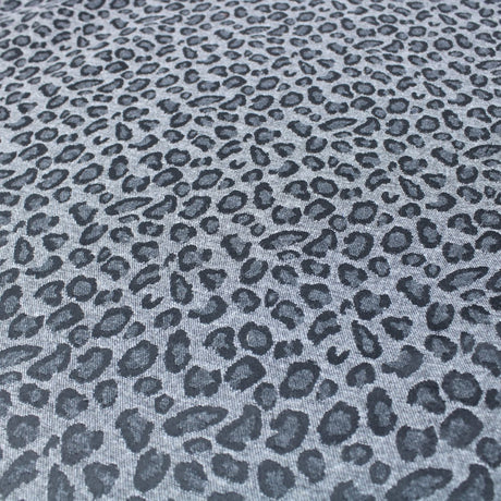 3 Metres Premium Brushed Cheetah Poly-Wool - 55" Wide Grey - Pound A Metre