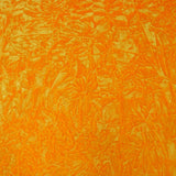 3 Metres Premium Crushed Stretch Velvet 55" Wide Orange - Pound A Metre