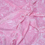 3 Metres Premium Crushed Stretch Velvet 55" Wide Pink - Pound A Metre