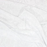 3 Metres Premium Crushed Stretch Velvet 55" Wide White - Pound A Metre