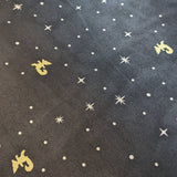 3 Metres Printed Silky Satin- 55" Wide (Starry Night) - Pound A Metre