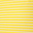 3 Metres Summer Dressmakers Ribbed Jersey 60" Wide Yellow & White (131C) - Pound A Metre