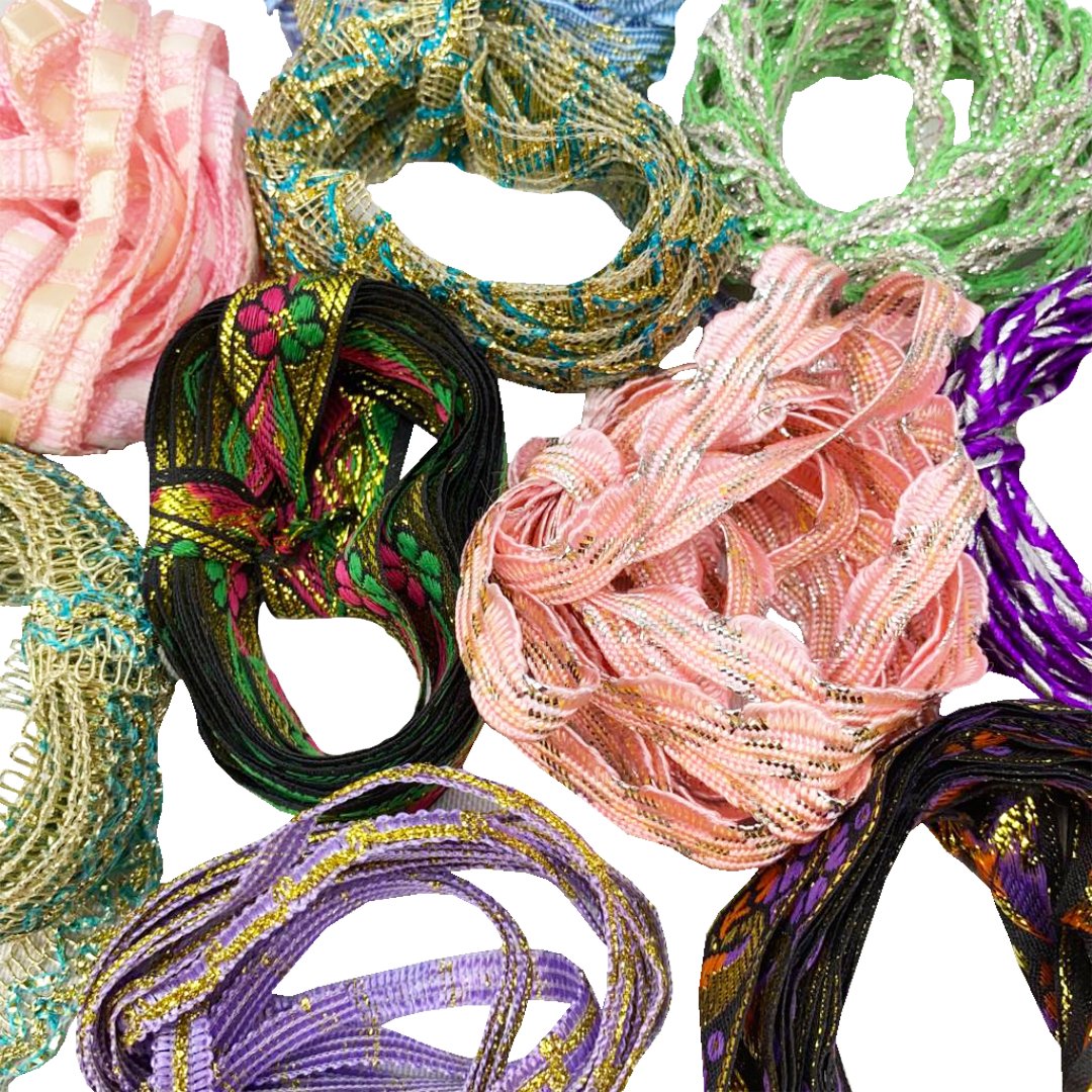 30 Metre Assorted Lace Trims Bundle - Pound A Metre