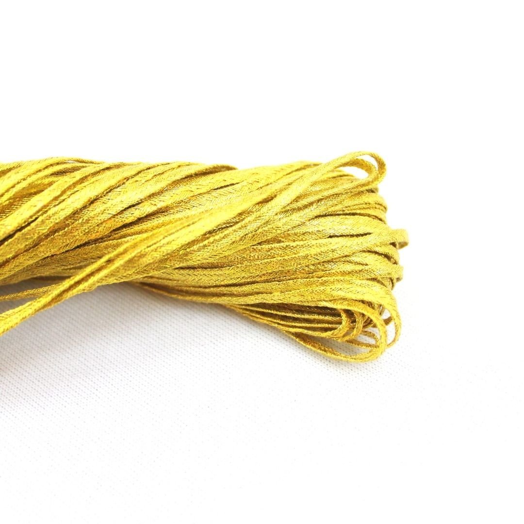 30 Metre Long Dori String Bunting Satin Cord - GOLD - Pound A Metre