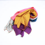 5 Assorted Scarves FOR £5, 100% Pure Silk Approx 97cm - Pound A Metre