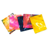 5 Piece Exclusive Fat Quarter 100% Cotton Batik - Tye-Dye - Pound A Metre