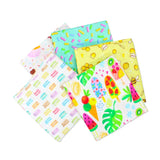 5 Piece Exclusive Fat Quarter Bundle - Tasty Treats 100% Cotton - Pound A Metre