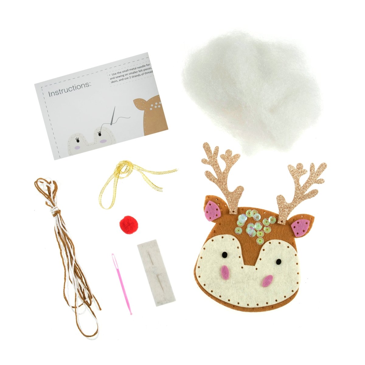 Felt Decoration Kit: Reindeer - Pound A Metre