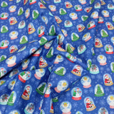 Festive Quilting Cotton 44" Wide Festive Globes - Pound A Metre