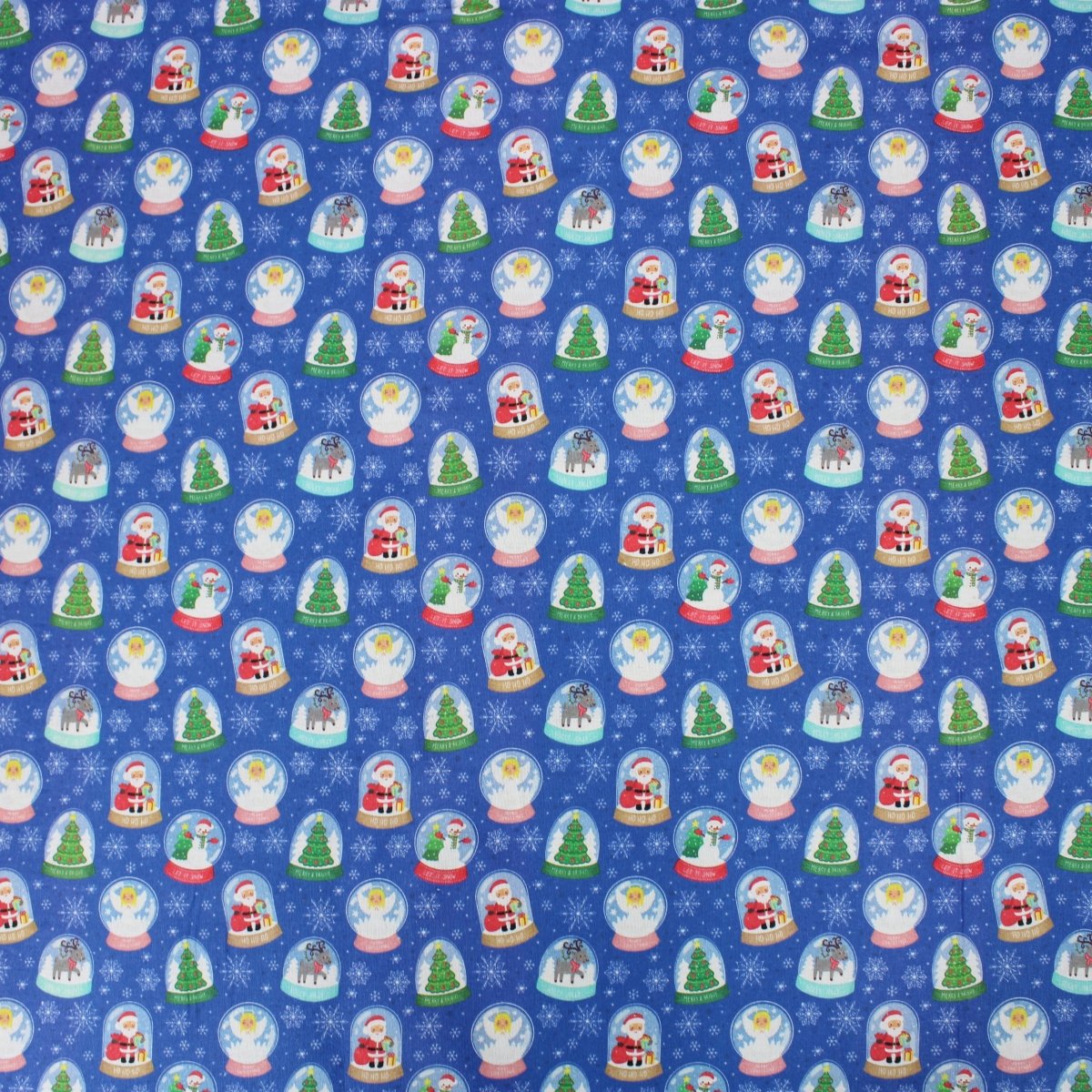 Festive Quilting Cotton 44" Wide Festive Globes - Pound A Metre