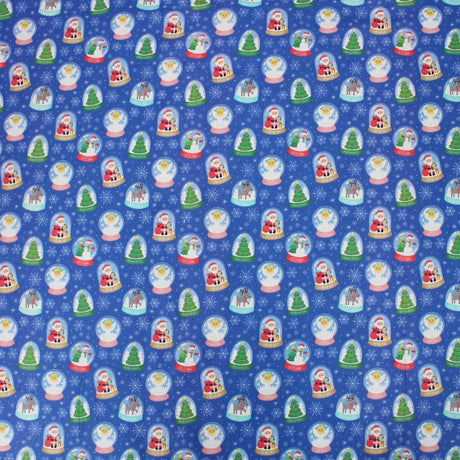 Festive Quilting Cotton 44" Wide Festive Globes - Pound A Metre