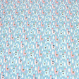 Festive Quilting Cotton 44" Wide Snow Llamas - Cadet Blue - Pound A Metre