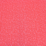 Festive Quilting Cotton 44" Wide Snowflake - Red - Pound A Metre