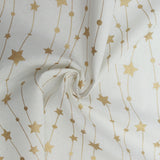 Gold Foil Premium 100% Quilting Cotton "Fairy Lights" - 3 Colours - Pound A Metre