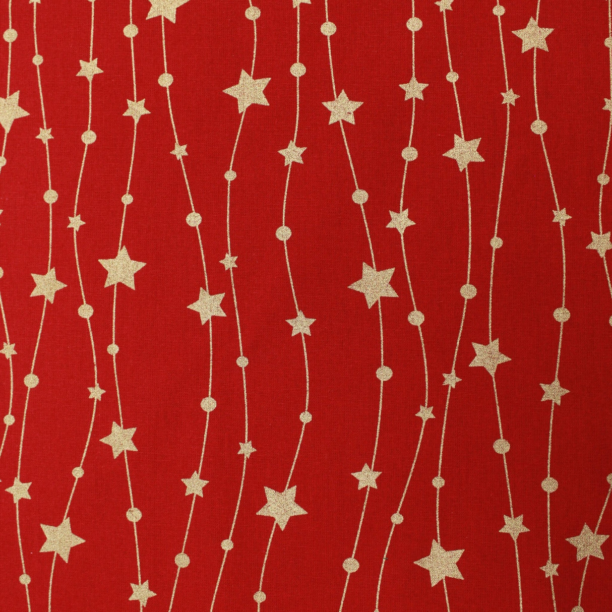 Gold Foil Premium 100% Quilting Cotton "Fairy Lights" - 3 Colours - Pound A Metre