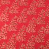 Gold Foil Premium 100% Quilting Cotton "Festive Branches" - 3 Colours - Pound A Metre