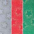 Gold Foil Premium 100% Quilting Cotton "Festive Stars" - 3 Colours - Pound A Metre