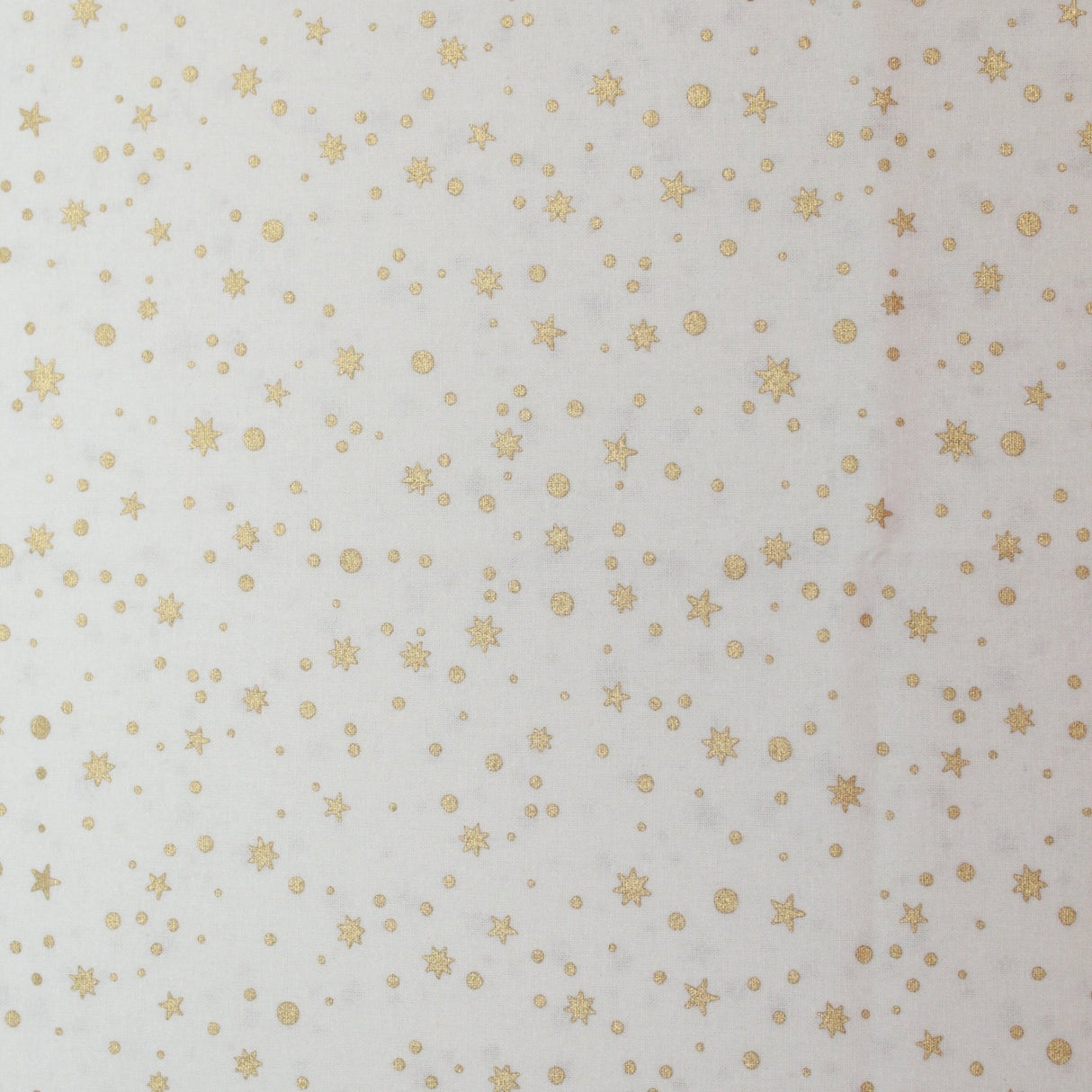 Gold Foil Premium 100% Quilting Cotton "Starlight" - 3 Colours - Pound A Metre