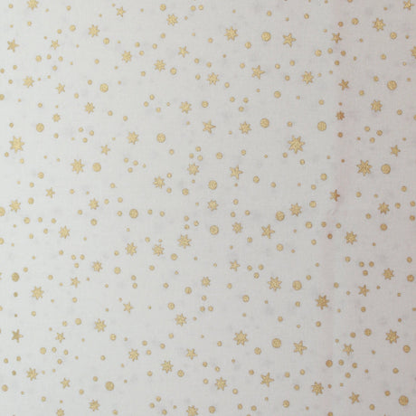 Gold Foil Premium 100% Quilting Cotton "Starlight" - 3 Colours - Pound A Metre