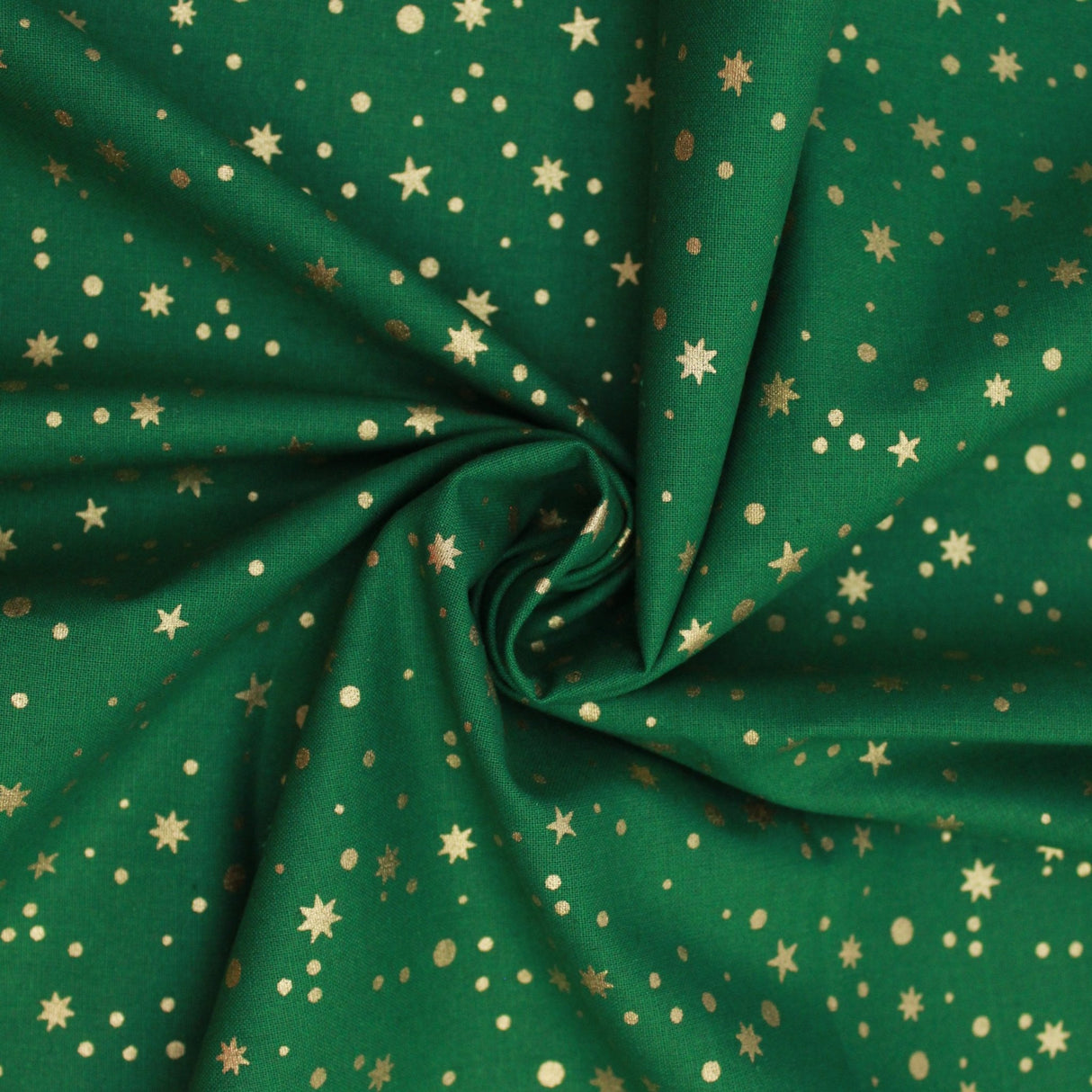 Gold Foil Premium 100% Quilting Cotton "Starlight" - 3 Colours - Pound A Metre