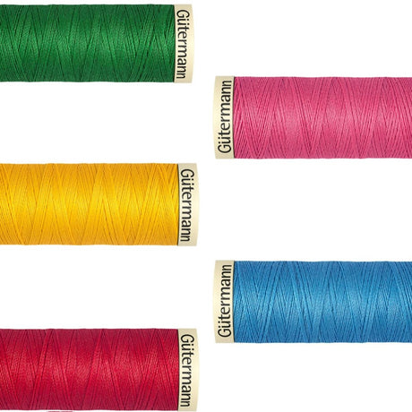 Gütermann Sew All Thread- Tropical Bundle- Pack Of 5 - Pound A Metre