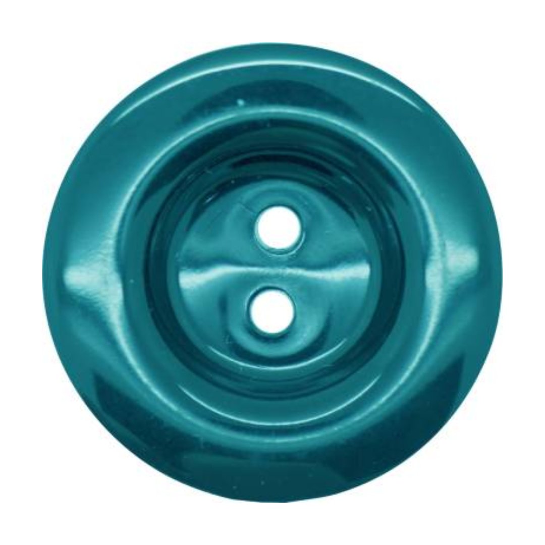 Italian 2 Hole Chunky Button- 15mm (Pack of 5) (14 Colours Available) - Pound A Metre