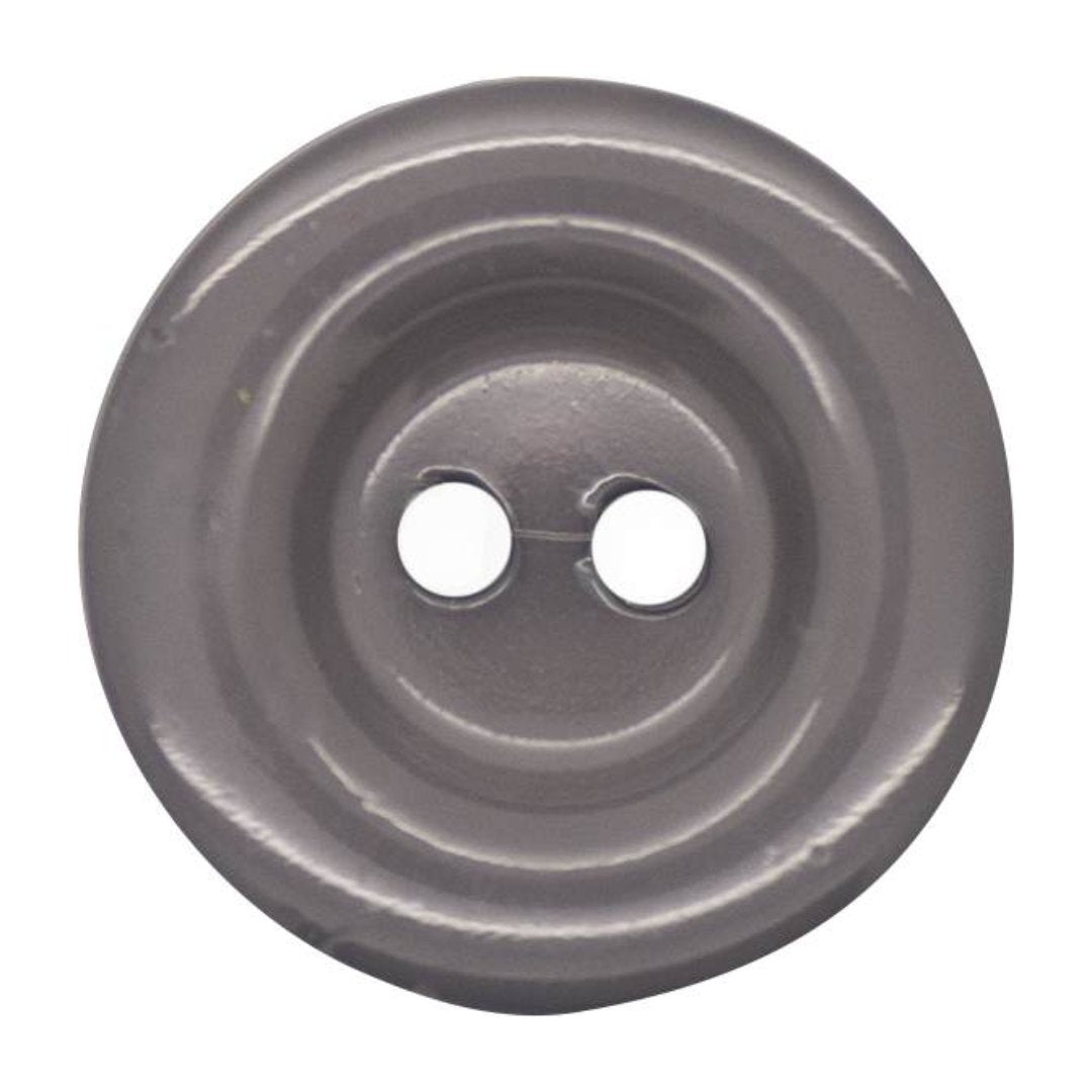 Italian 2 Hole Chunky Button- 15mm (Pack of 5) (14 Colours Available) - Pound A Metre