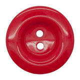 Italian 2 Hole Chunky Button- 15mm (Pack of 5) (14 Colours Available) - Pound A Metre