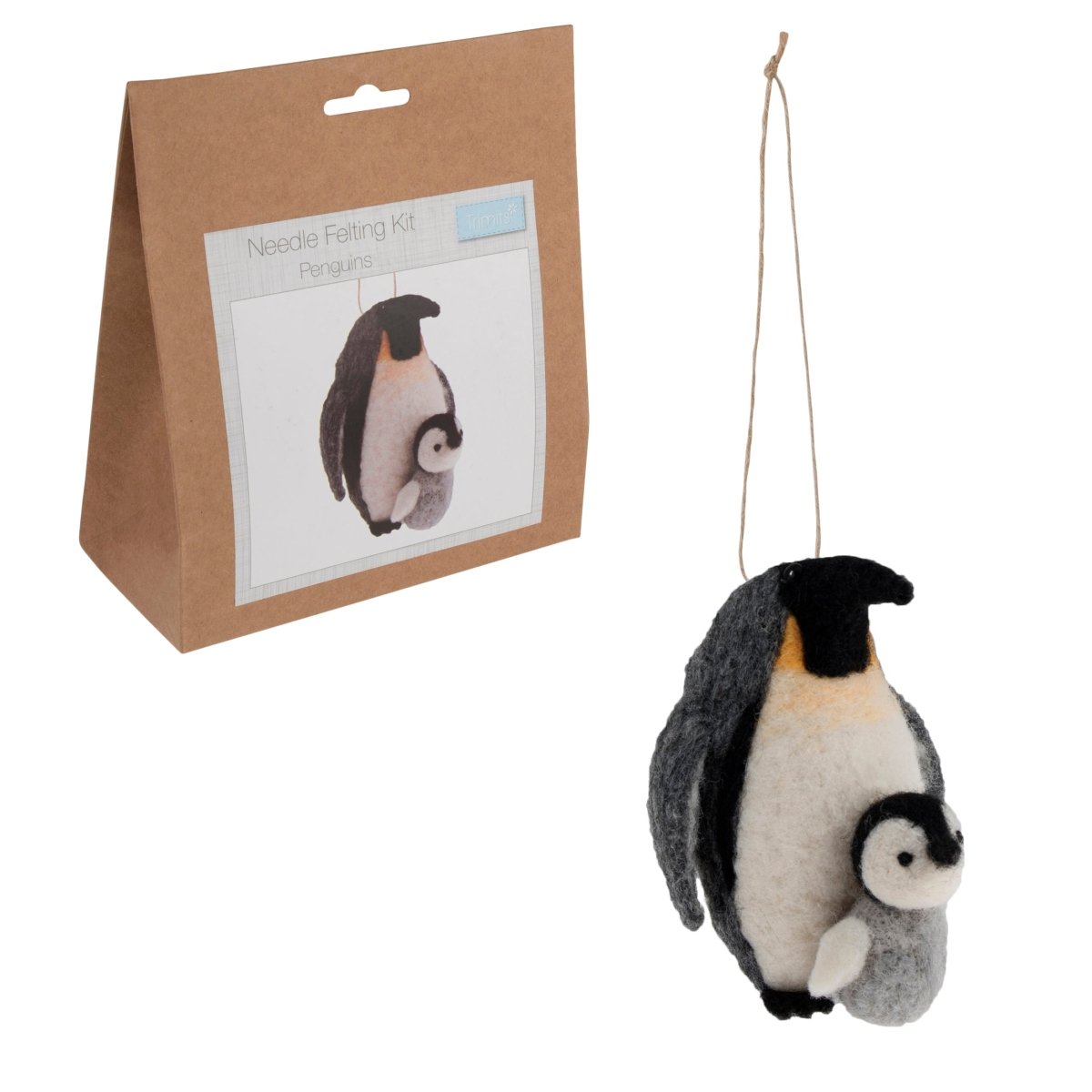 Needle Felting Kit: Christmas: Penguins - Pound A Metre