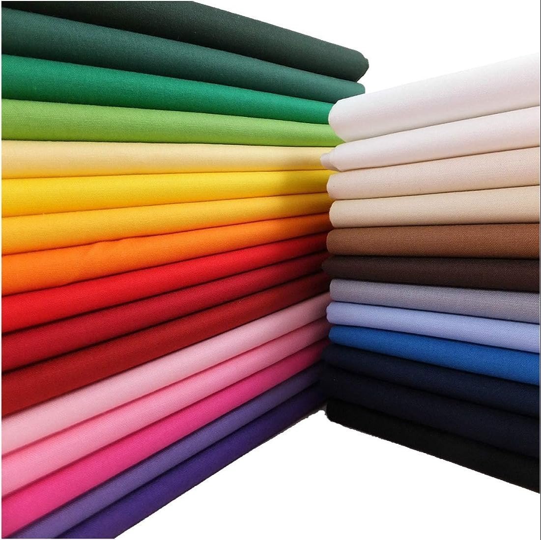 Plain Quilting 100% Cotton- K35 44" Wide (90 Colours Available) - Pound A Metre